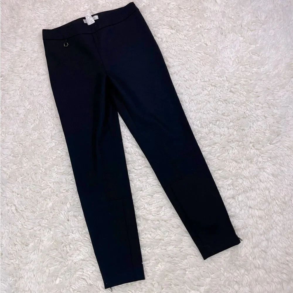MaxMara Straight Leg Wool Flat Front Pants